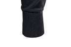 Men’s Jacquard Knit Long Sleeve Polo Shirt