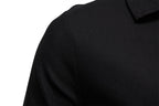Men’s Cotton Blend Long Sleeve Polo Shirt