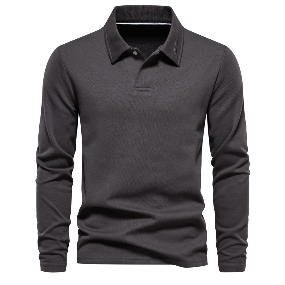 Men’s Classic Long Sleeve Polo Shirt