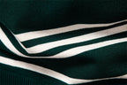 Men’s Striped Long Sleeve Knit Polo Sweater