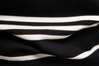 Men’s Striped Long Sleeve Knit Polo Sweater