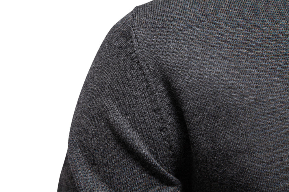 Men’s Cotton V-Neck Knit Sweater