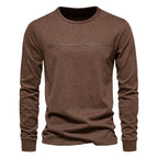 Men’s Graphic Crewneck Long Sleeve T-Shirt
