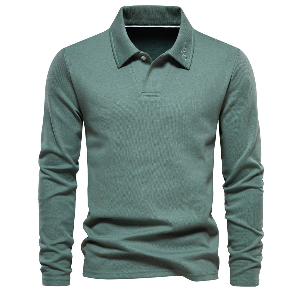 Men’s Classic Long Sleeve Polo Shirt