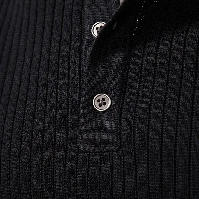 Men’s Ribbed Long Sleeve Knit Sweater