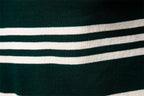 Men’s Striped Long Sleeve Knit Polo Sweater
