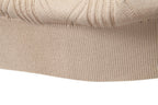 Men’s Jacquard Open Collar Knit Sweater
