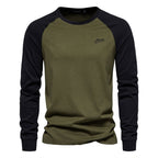 Men’s Colorblock Raglan Long Sleeve T-Shirt