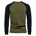 Men’s Colorblock Raglan Long Sleeve T-Shirt
