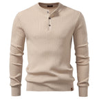 Men’s Ribbed Long Sleeve Knit Sweater
