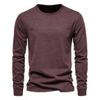 Men’s Graphic Crewneck Long Sleeve T-Shirt