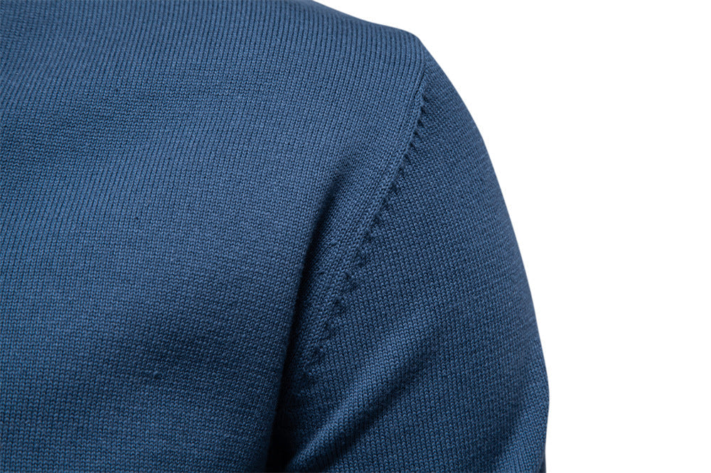 Men’s Cotton V-Neck Knit Sweater