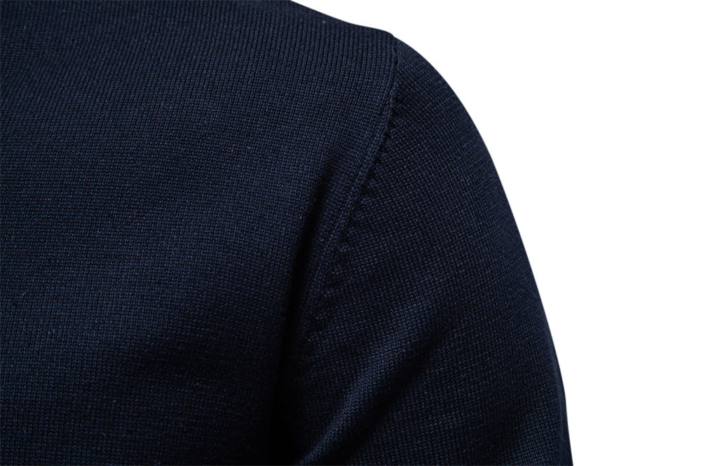 Men’s Cotton V-Neck Knit Sweater