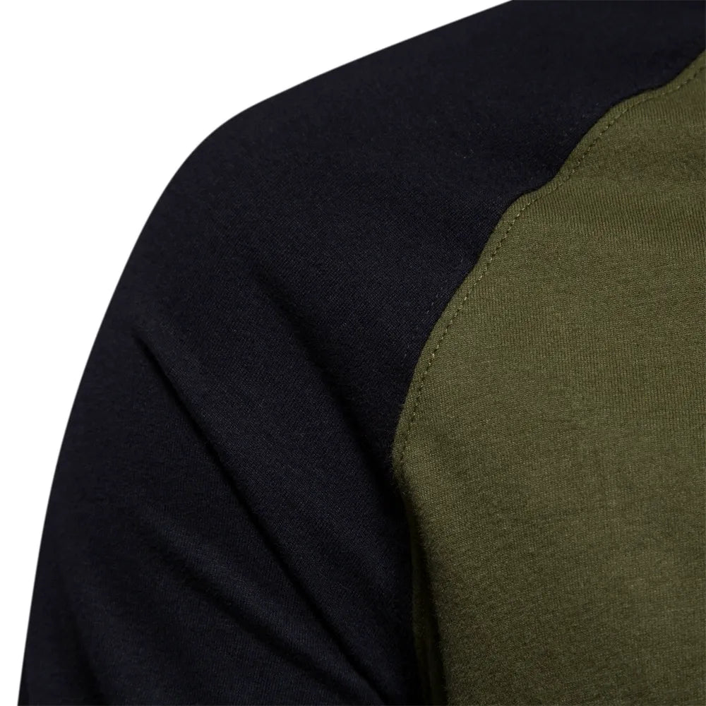Men’s Colorblock Raglan Long Sleeve T-Shirt