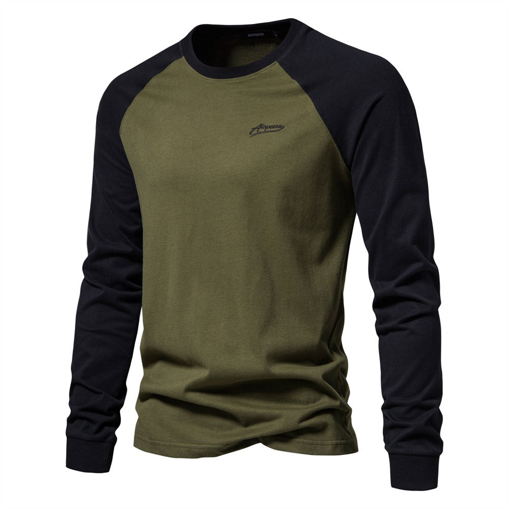 Men’s Colorblock Raglan Long Sleeve T-Shirt
