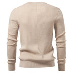 Men’s Ribbed Long Sleeve Knit Sweater