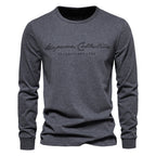 Men’s Graphic Crewneck Long Sleeve T-Shirt