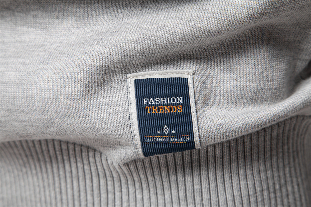 Men’s Cotton V-Neck Knit Sweater