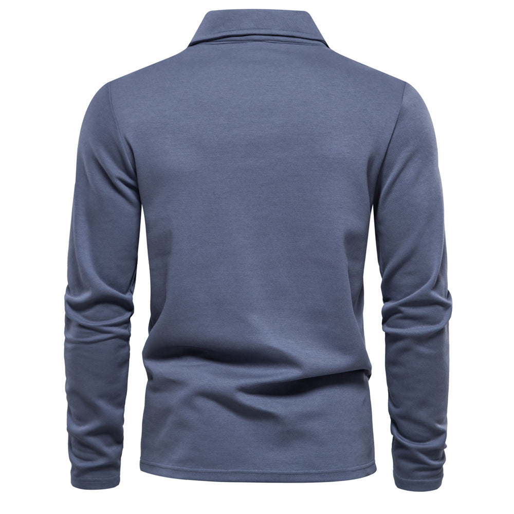 Men’s Classic Long Sleeve Polo Shirt