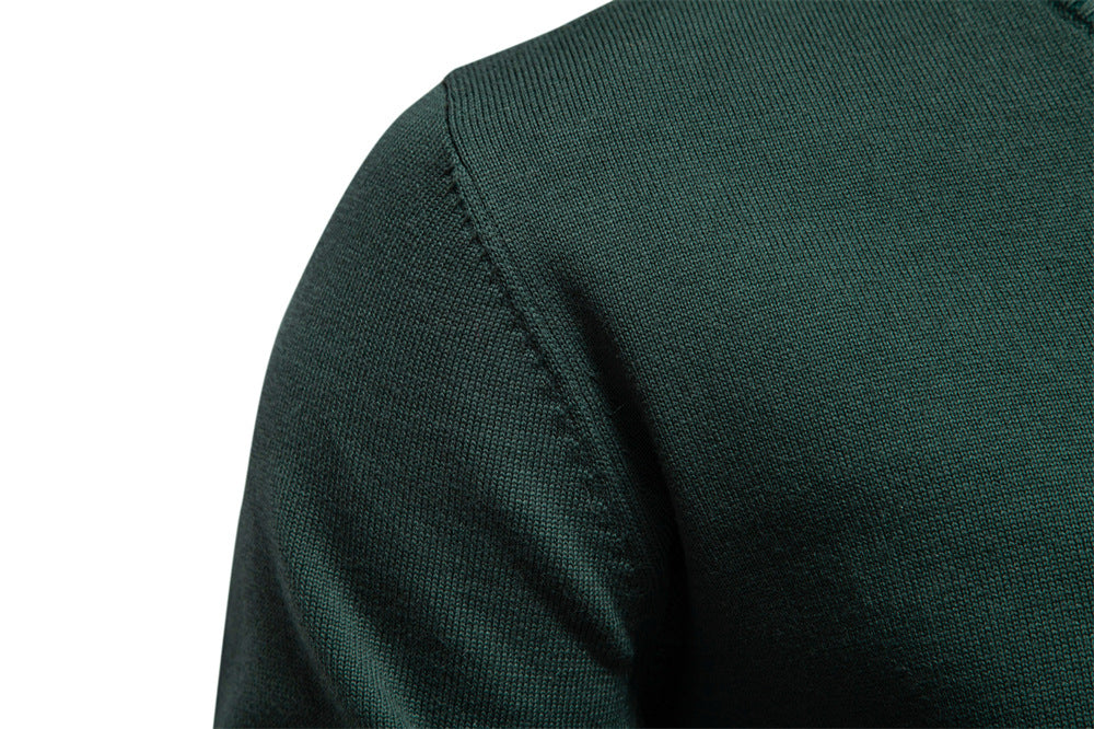 Men’s Cotton V-Neck Knit Sweater