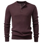 Men’s Ribbed Long Sleeve Knit Sweater