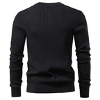 Men’s Ribbed Long Sleeve Knit Sweater