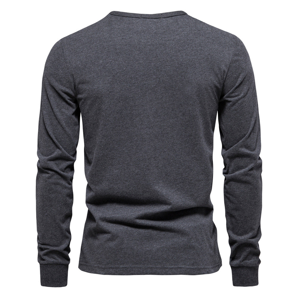 Men’s Graphic Crewneck Long Sleeve T-Shirt
