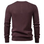 Men’s Ribbed Long Sleeve Knit Sweater