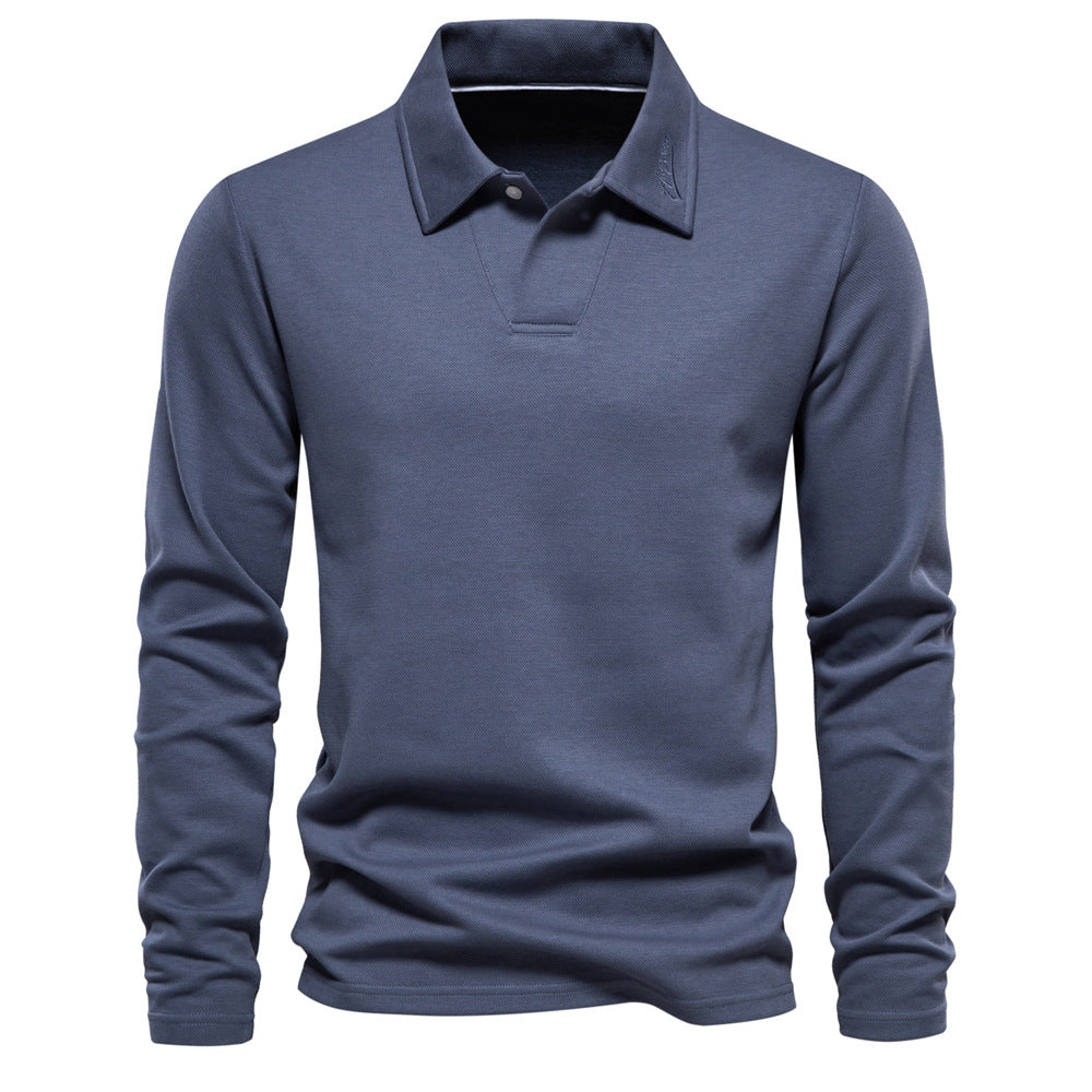 Men’s Classic Long Sleeve Polo Shirt