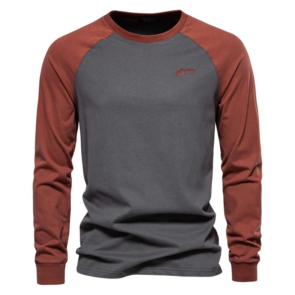 Men’s Colorblock Raglan Long Sleeve T-Shirt