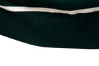 Men’s Striped Long Sleeve Knit Polo Sweater
