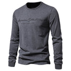 Men’s Graphic Crewneck Long Sleeve T-Shirt