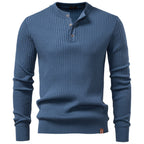 Men’s Ribbed Long Sleeve Knit Sweater