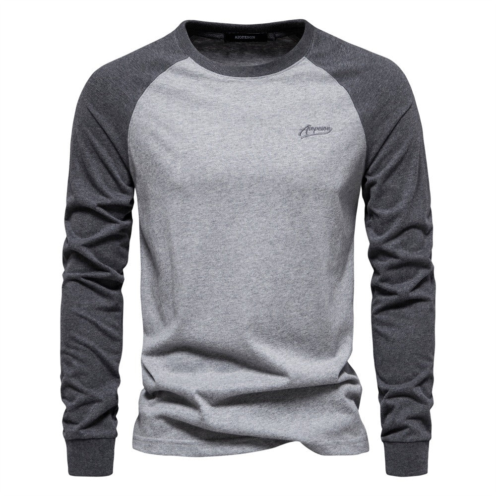 Men’s Colorblock Raglan Long Sleeve T-Shirt