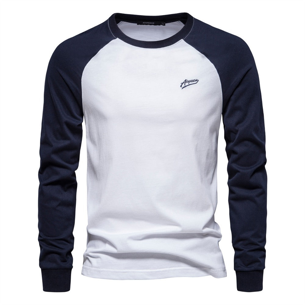 Men’s Colorblock Raglan Long Sleeve T-Shirt
