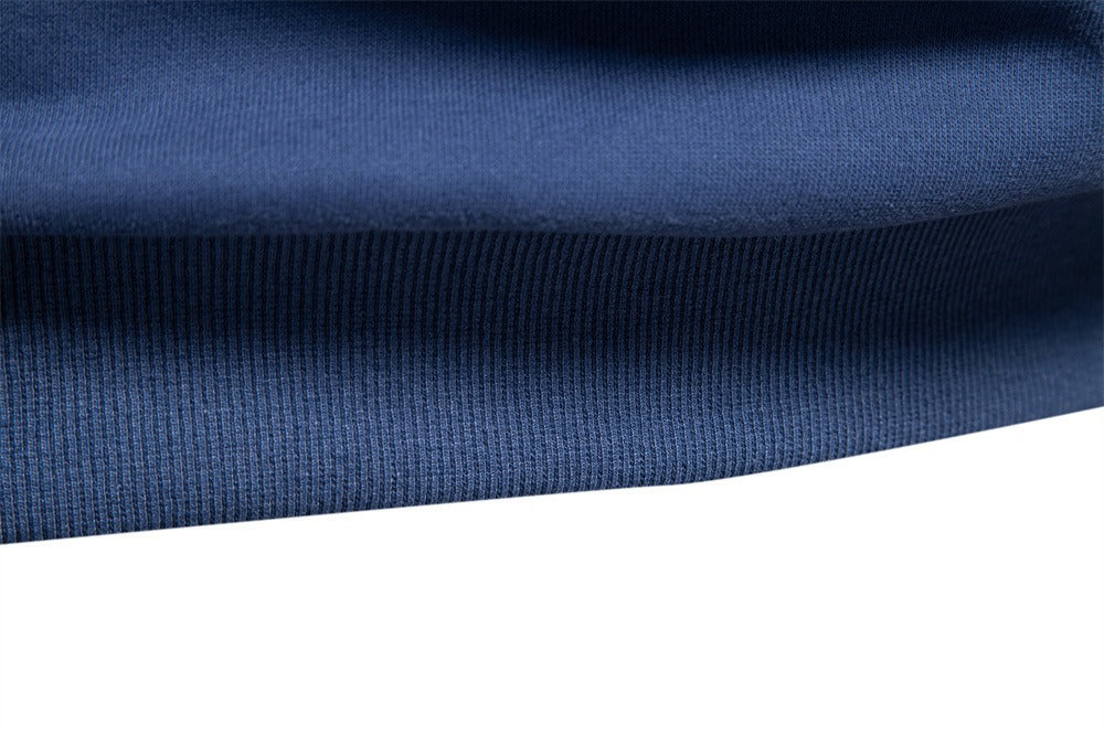 Men’s Colorblock Long Sleeve Polo Sweatshirt