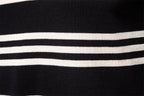 Men’s Striped Long Sleeve Knit Polo Sweater