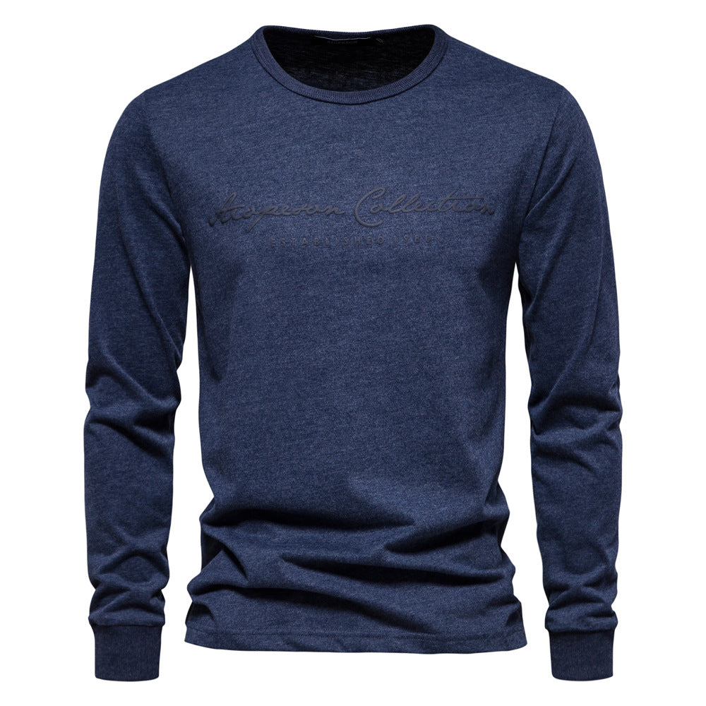 Men’s Graphic Crewneck Long Sleeve T-Shirt
