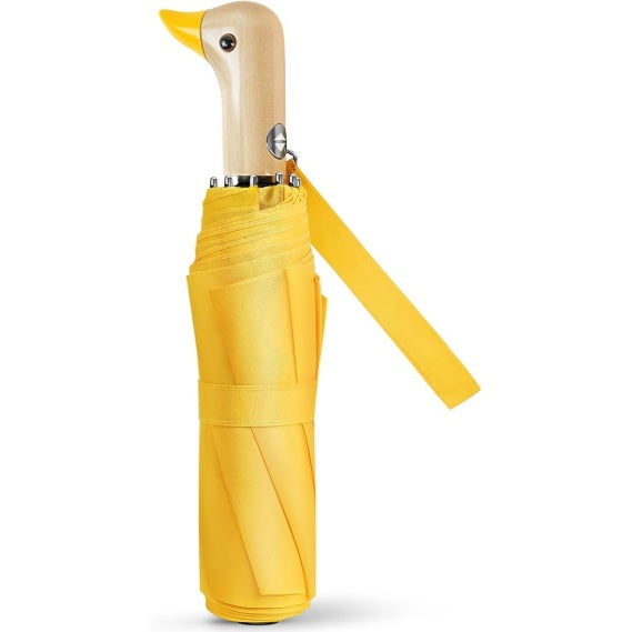 Yellow Duck Compact Automatic Umbrella