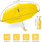 Yellow Duck Compact Automatic Umbrella